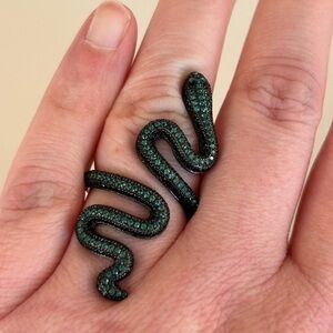 Taylor Swift Green Snake Ring